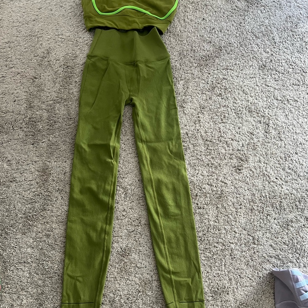Green Women's Activewear Set